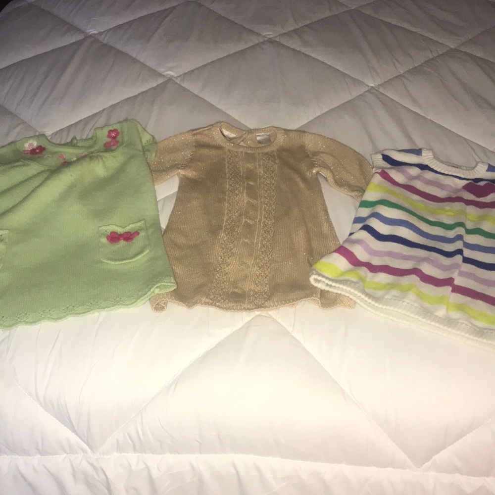 Set of 18-24 Toddler Girl Sweater Dresses